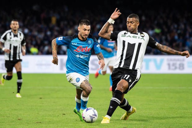 SSC Napoli takes on Udinese Calcio in a Serie match on November 12, 2022 (by Ivan Romano/Getty Images)
