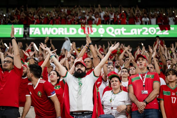 Fifa World Cup 2022 match between Morocco and Spain, December 2022. (Photo by Marvin Ibo Guengoer - GES Sportfoto/Getty Images)