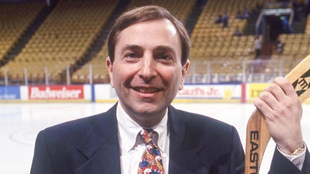Gary Bettman took over as NHL commissioner in 1992 (Credit: NHL)