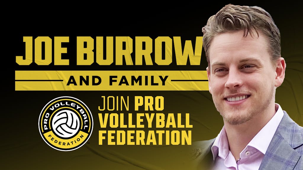 Bengals QB Joe Burrow Invests In Pro Volleyball Federation –