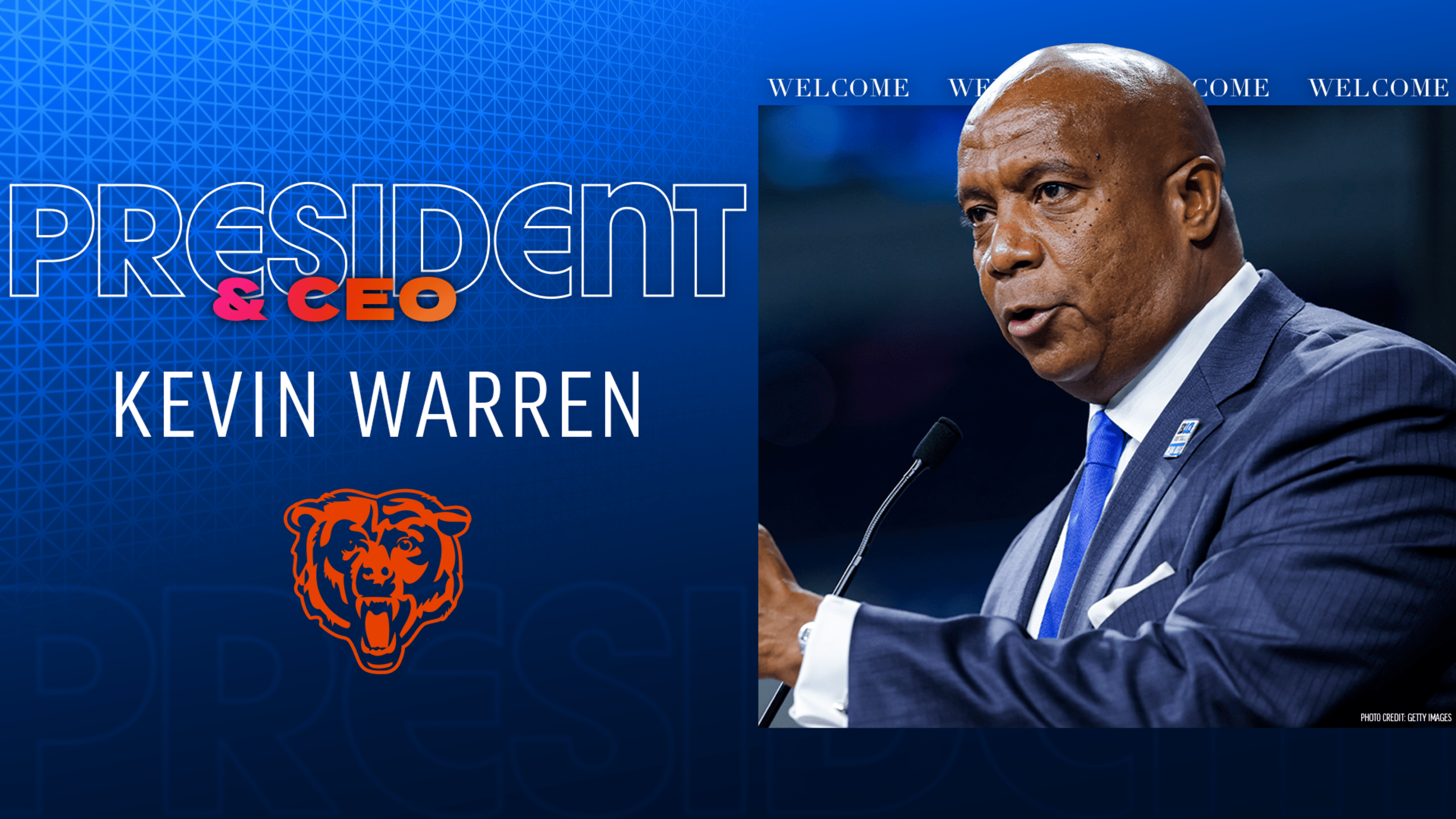 Kevin Warren Named Chicago Bears President, CEO | SportBusiness