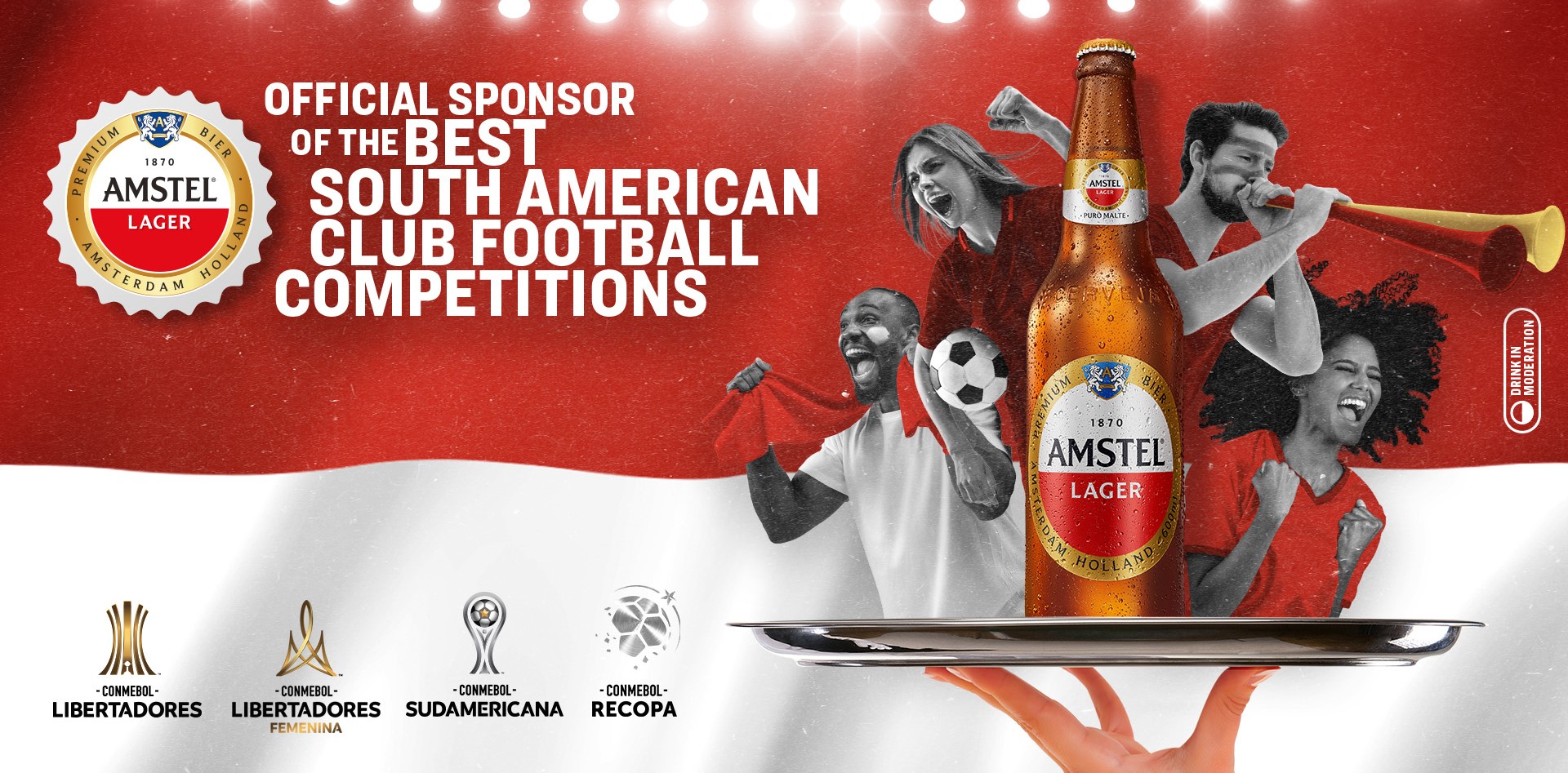  Amstel serves up Conmebol extension to 2026, adds Libertadores Femenina Illustration 