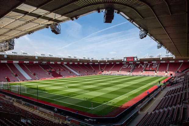 St Mary's Stadium, home of Southampton FC (by Sebastian Frej/MB Media/Getty Images)