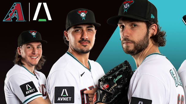 The Arizona Diamondbacks will have patches sponsored by Avnet on