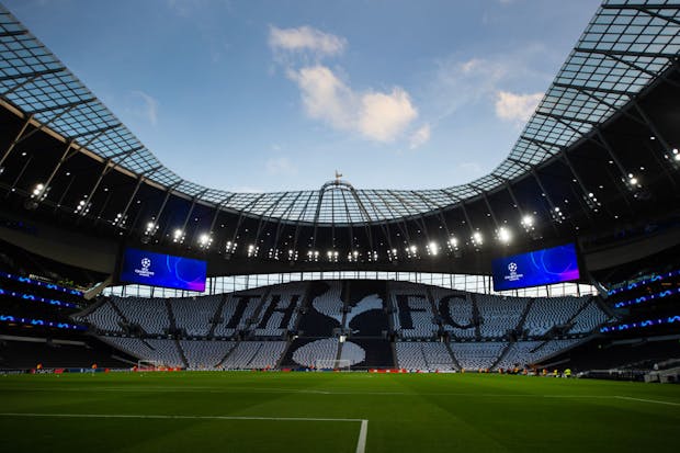 General view of the stadium prior to kick off during the UEFA Champions League group D match between Tottenham Hotspur and Sporting CP (Visionhaus/Getty Images)