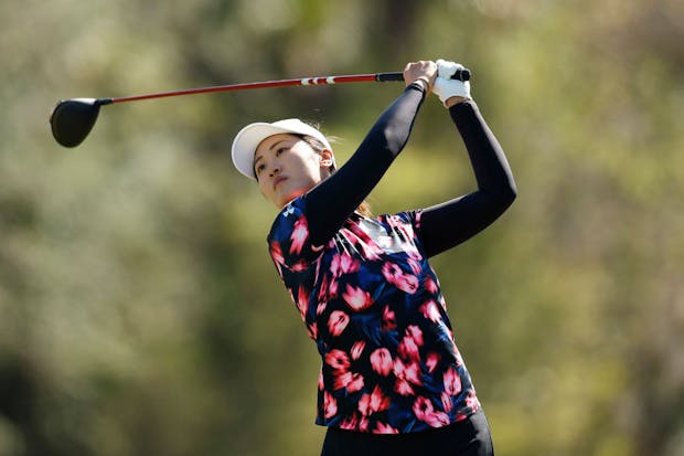 China's Xiyu Lin at the CME Group Tour Championship, November  2022 in Florida. (Photo by Douglas P. DeFelice/Getty Images)