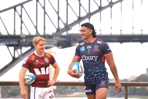 2023 Super Rugby Pacific Season Launch at Sydney Opera House, February 2023. (Photo by Jenny Evans/Getty Images)