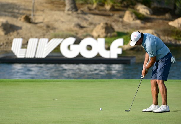 Phil Mickelson golfing in Jeddah, Saudi Arabia as part of LIV Golf (Getty Images)