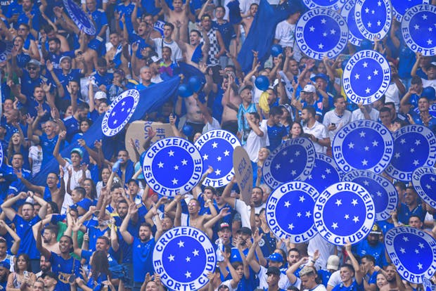 Fans of Cruzeiro, who won the 2022 Campeonato Brasileiro Série B title (by Pedro Vilela/Getty Images)