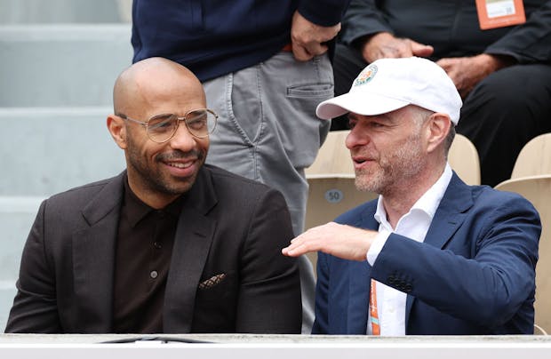 Thierry Henry and Alex Green, Managing Director, Amazon Prime Video - Sport, Europe (Ian MacNicol/Getty Images)