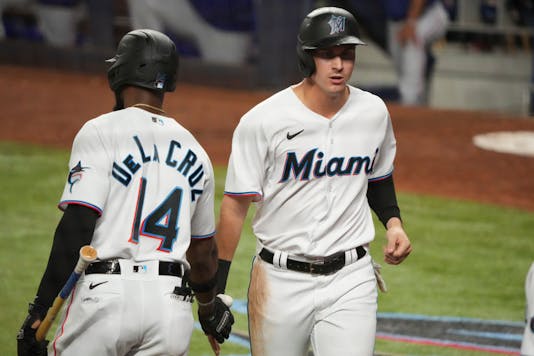 Baseball fans react to ADT advertisement patch on sleeve of Miami Marlins  jerseys: Protected from going over .500 That looks awful