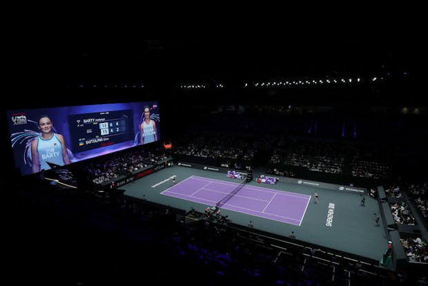 A general view on Day Eight of the 2019 Shiseido WTA Finals at Shenzhen Bay Sports Center (Photo by Matthew Stockman/Getty Images)