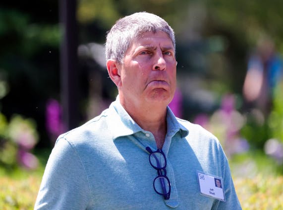 Jeff Shell, CEO of NBCUniversal, at the Allen & Company Sun Valley Conference on July 6, 2022 (by Kevin Dietsch/Getty Images)