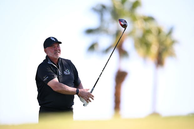 Darren Clarke competes at the Galleri Classic on March 26, 2023 in Rancho Mirage, California (by Orlando Ramirez/Getty Images)