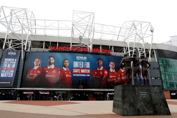 A general view outside Old Trafford (Photo by Charlotte Tattersall/Getty Images)