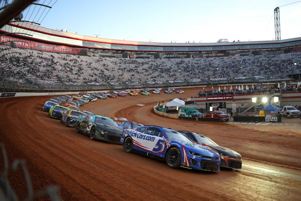 BRISTOL, TENNESSEE - APRIL 09: NASCAR Cup Series Food City Dirt Race at Bristol Motor Speedway on April 09, 2023 in Bristol, Tennessee. (Photo by James Gilbert/Getty Images)