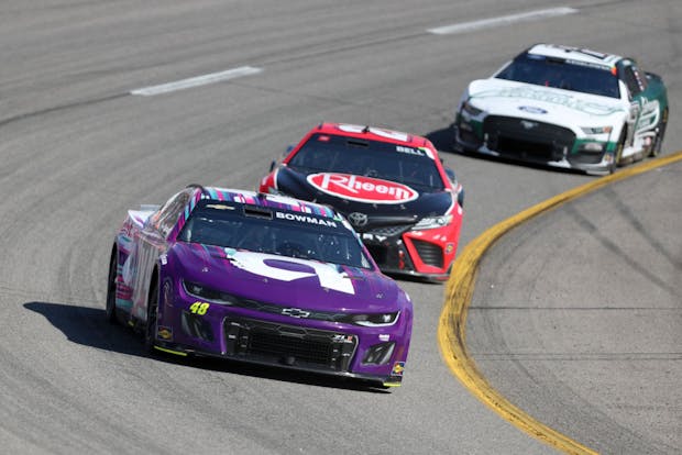 Drivers from three different teams during NASCAR's Cup Series in 2023 (Getty Images)
