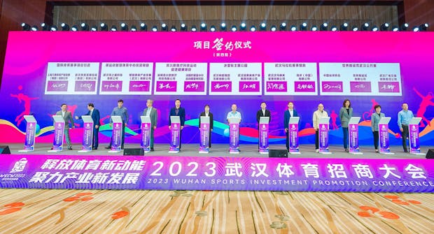 A signing ceremony for the 2023 Wuhan Open (Image: WST)