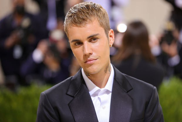Justin Bieber at The 2021 Met Gala (Getty Images)