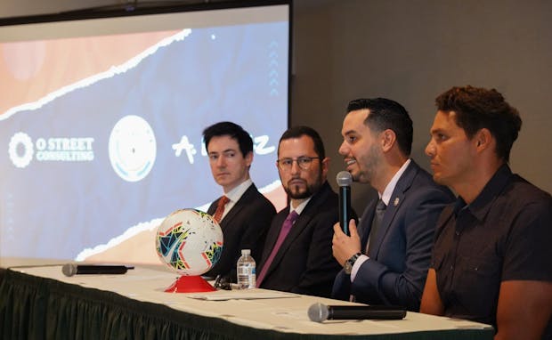 From L-R Robert Swain, Alfonso Alanis-Cue, Iván Rivera and Arsenio López (Image: FPF)