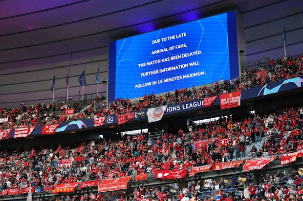 The 2021-22 Champions League final kick-off was delayed by 36 minutes (Getty Images)