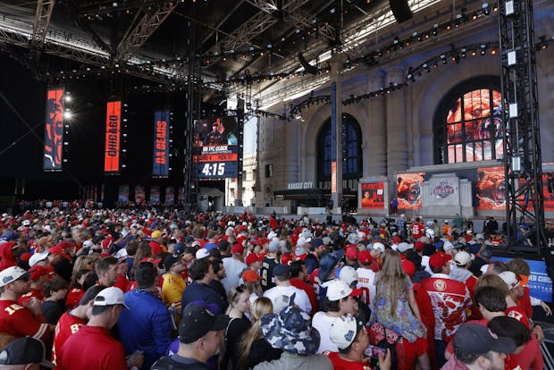 The 2023 NFL Draft in Kansas City, Missorui (Getty Images)