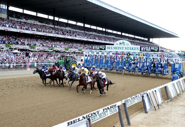 2022 Belmont Stakes at Belmont Park in Elmont, New York (Photo by Al Bello/Getty Images)