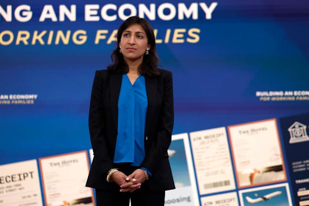 Federal Trade Commission chair Lina Khan (by Anna Moneymaker/Getty Images)