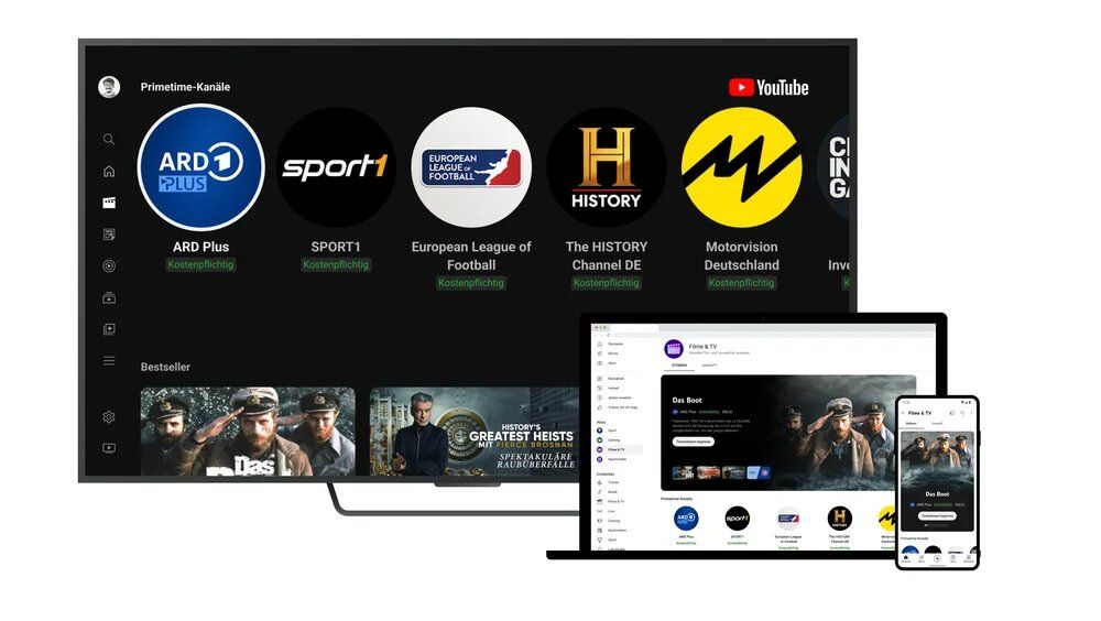 Youtube tv discount getting history channel