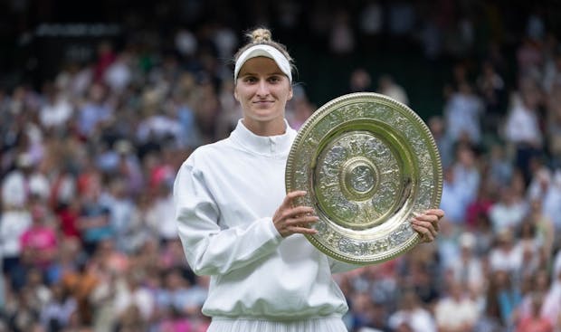 New Wimbledon women's singles champion Marketa Vondrousova. (Photo by Visionhaus/Getty Images)