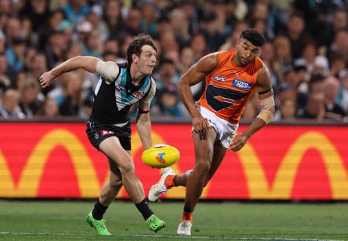 The AFL Second Semi-Final match between the Port Adelaide Power and the GWS Giants on September 16, 2023