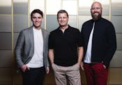 Marcel Wontorra, Christian Seifert and Andreas Heyden of Dyn Media
