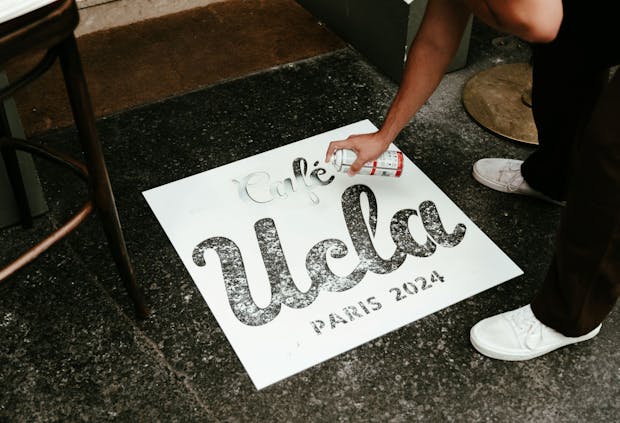 Making a mark: The UCLA café in Paris