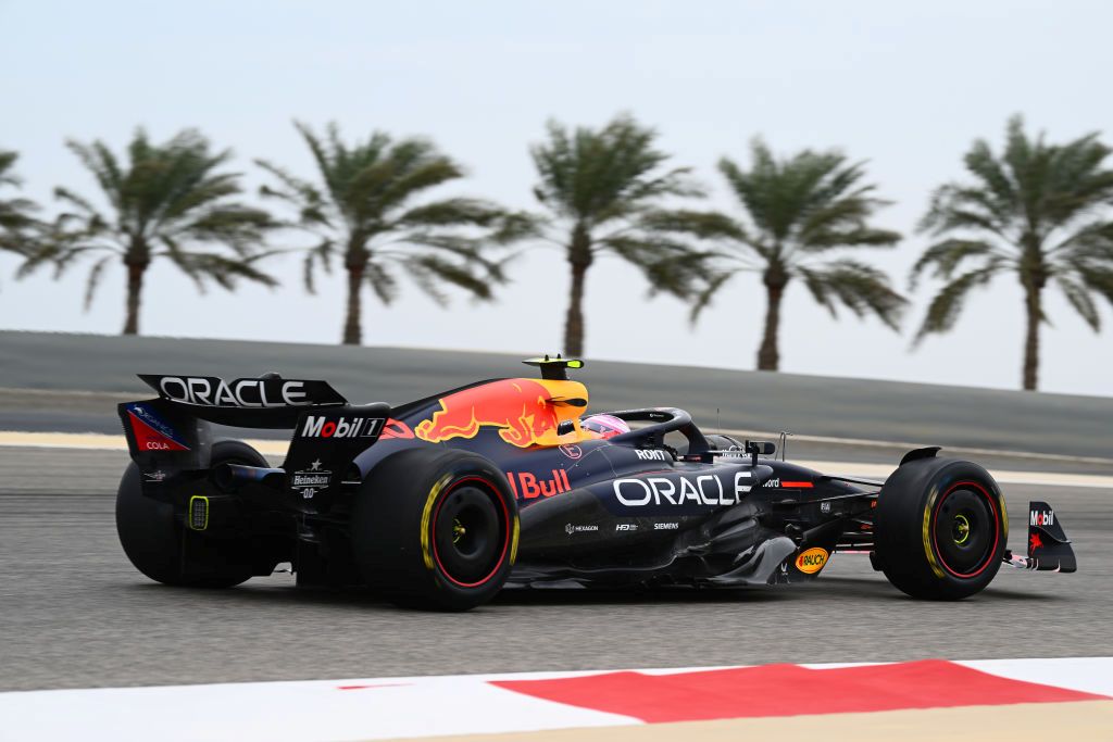 BAHRAIN, BAHRAIN - FEBRUARY 26: Liam Lawson of New Zealand driving the (30) Oracle Red Bull Racing RB21 drives on track during day one of F1 Testing at Bahrain International Circuit on February 26, 2025 in Bahrain, Bahrain. (Photo by Clive Mason/Getty Images)