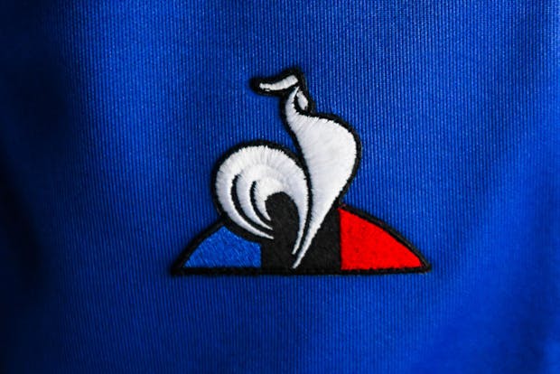 Le Coq Sportif logo seen on French national team shirt (Photo by Sandra Ruhaut/Icon Sport via Getty Images)