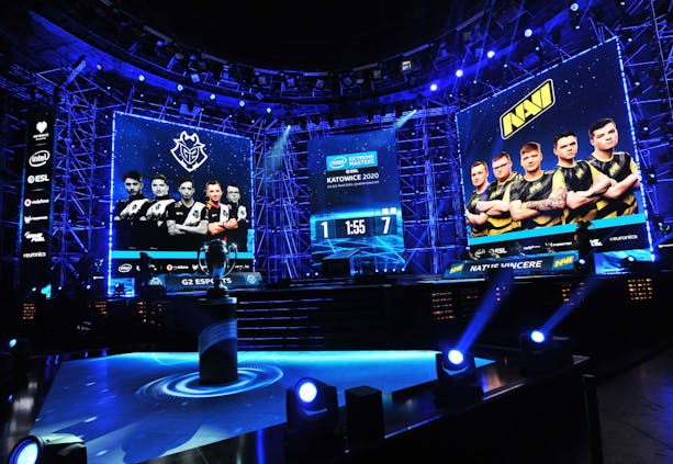 The stage during Counter-Strike: Global Offensive Final game between G2 during ESL Intel Extreme Masters (Norbert Barczyk/PressFocus/MB Media/Getty Images).