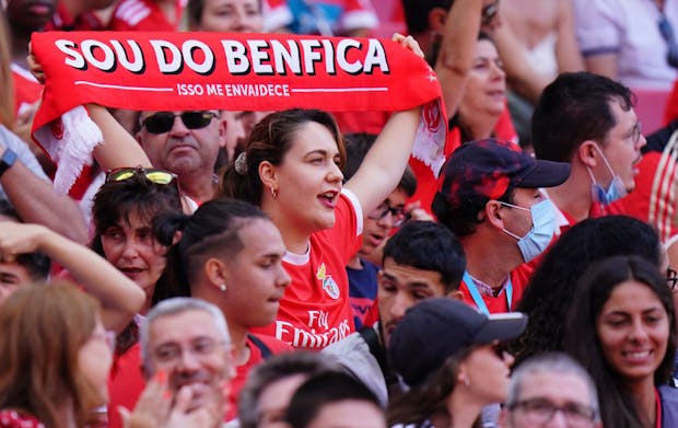  SL Benfica supporters at the pre-season training session on July 3, 2022 (Photo by Gualter Fatia/Getty Images)