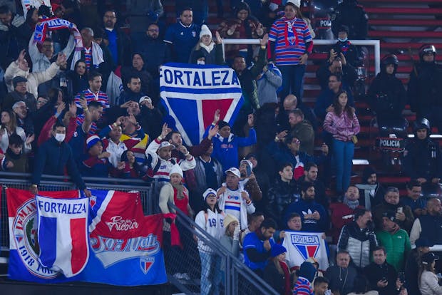 Fans of Fortaleza, winners of the 2022 Copa do Nordeste (Photo by Marcelo Endelli/Getty Images)