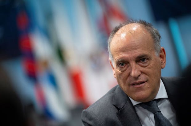 LaLiga president Javier Tebas (Photo by PIERRE-PHILIPPE MARCOU/AFP via Getty Images)
