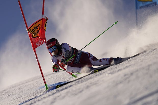 Roland Leitinger of Austria competes during FIS Alpine Ski World Cup men's giant slalom in Soelden (by Francis Bompard/Agence Zoom/Getty Images)