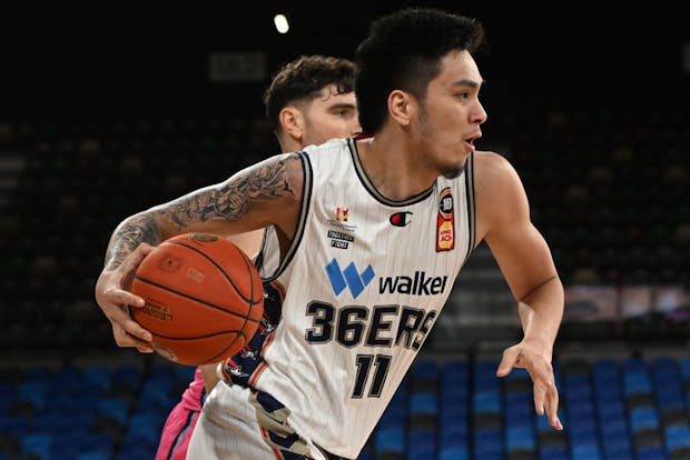 Kai Sotto of the Adelaide 36ers. (Photo by Steve Bell/Getty Images)