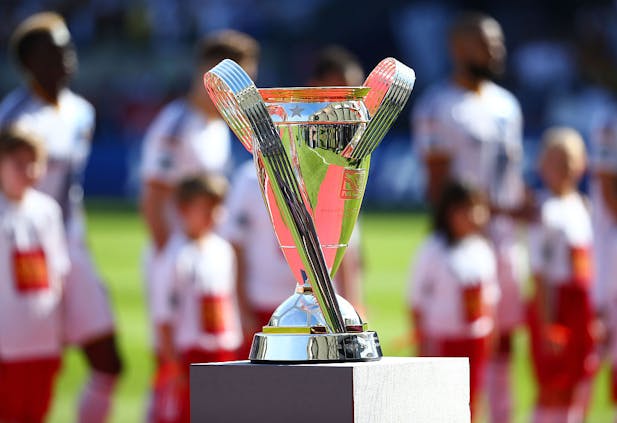 The Philip F. Anschutz Trophy awarded to the winner of MLS Cup (Getty Images)