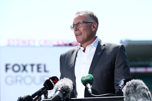 Patrick Delany, Foxtel Group CEO. (Photo by Jason McCawley/Getty Images)