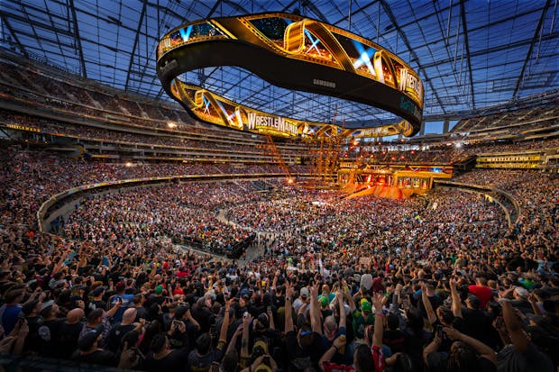 WrestleMania 39 at SoFi Stadium in Los Angeles, California (Credit: WWE)