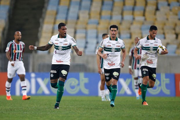 Alef Manga of Coritiba celebrates (Photo by Wagner Meier/Getty Images)