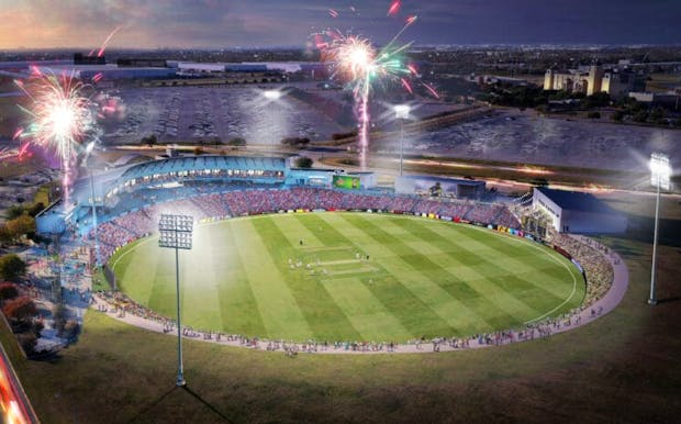 MLC Grand Prairie Stadium Rendering (Credit: Major League Cricket)