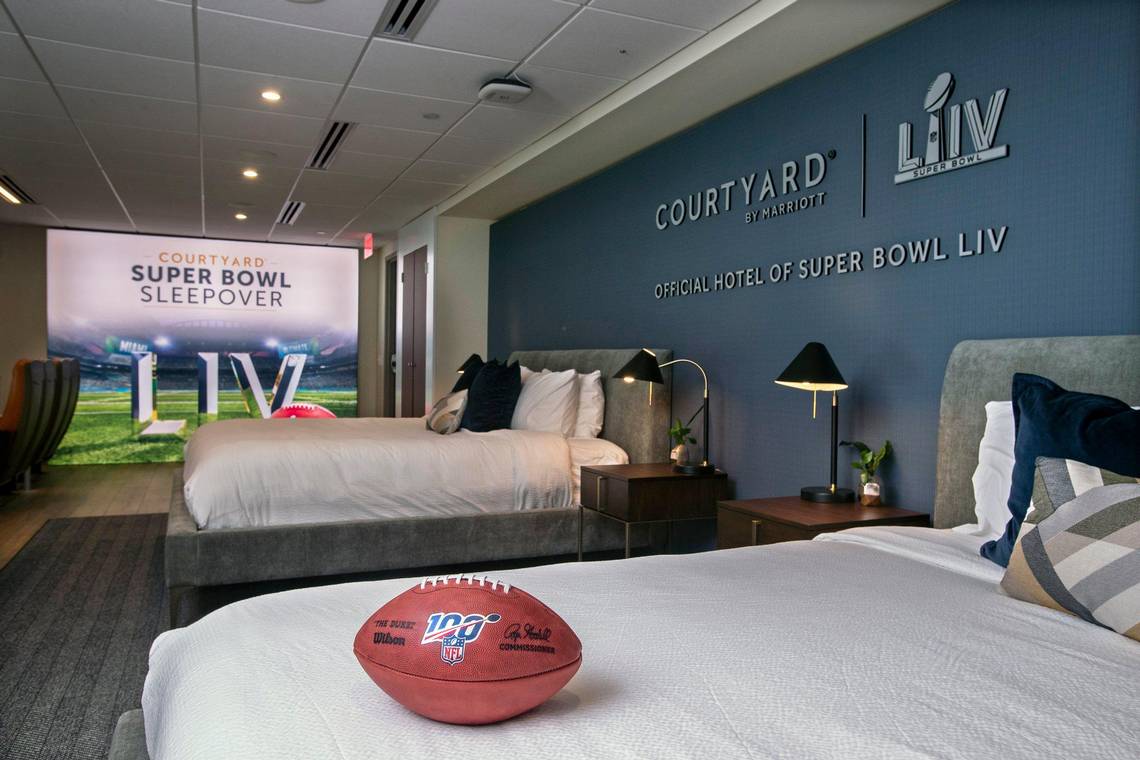 Courtyard Super Bowl Sleepover Marriott the NFL