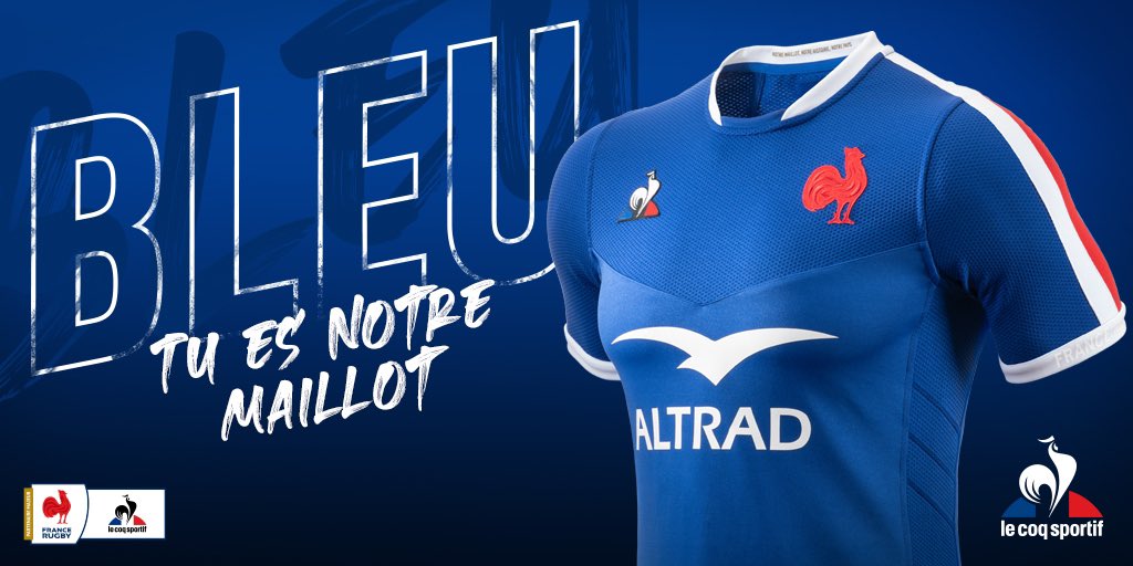 Le coq sportif maillot outlet equipe de france rugby