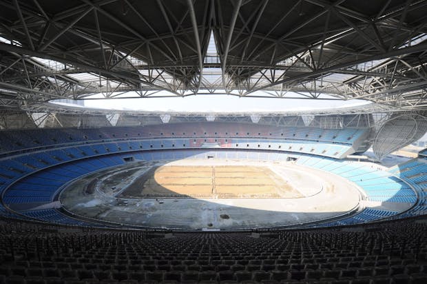 Hangzhou Olympic Sports Centre will be the main venue of the 2022 Asian Games. (Photo by VCG/VCG via Getty Images)