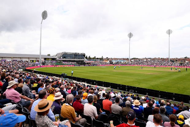 The Bristol County Ground, now called the Seat Unique Stadium, during a one-day match between England and Sri Lanka in 2021. (Photo by Harry Trump/Getty Images)